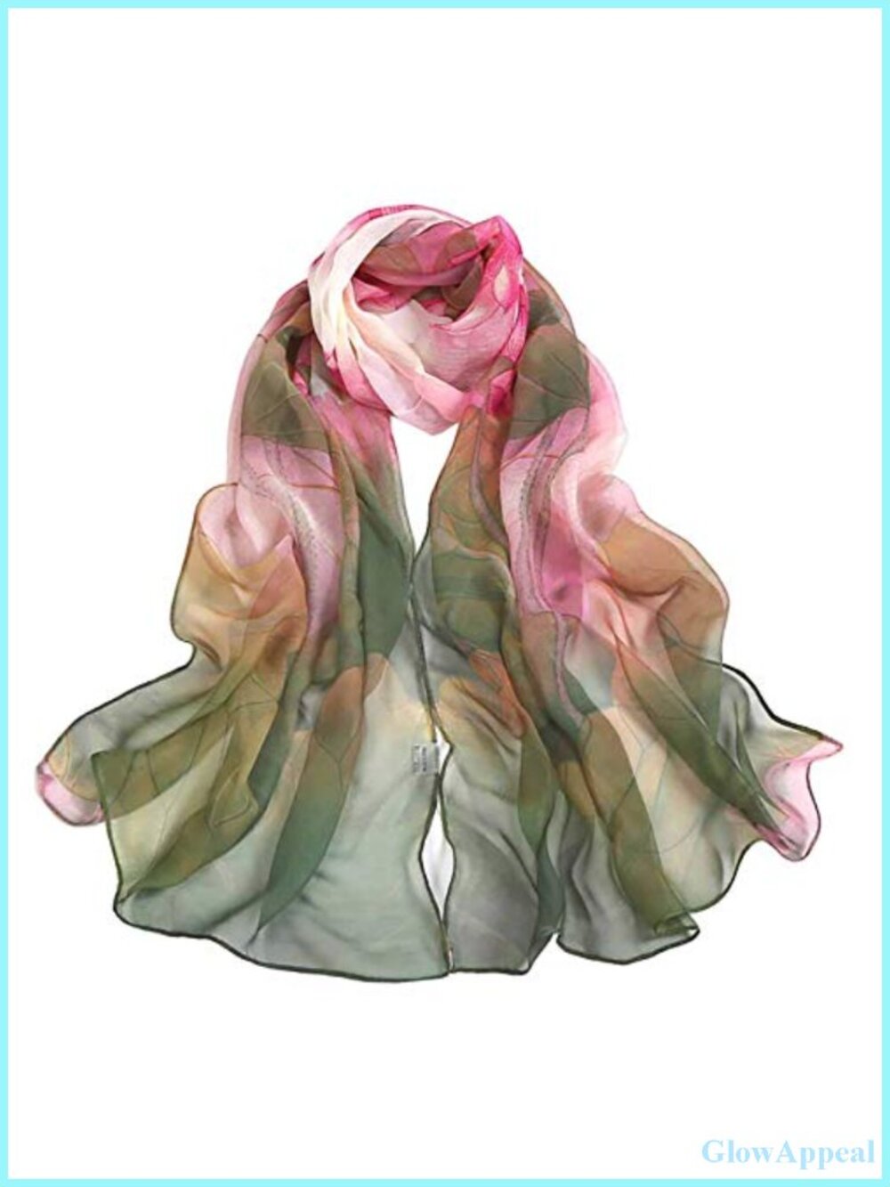 Women's Floral Print Lightweight Scarf Shawl Wrap 63 inches